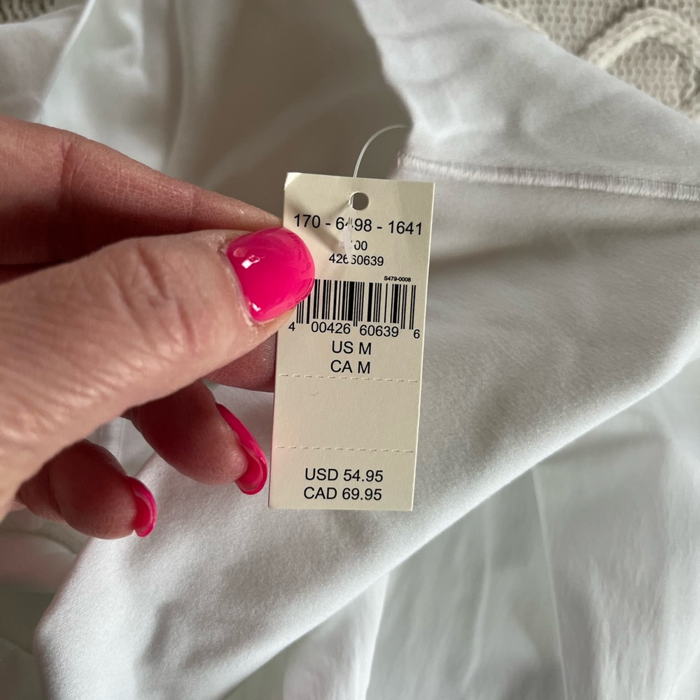 New! Offline by Aerie White Bubble Skort Shorts Mixed Media Women’s Size Medium - Picture 5 of 11